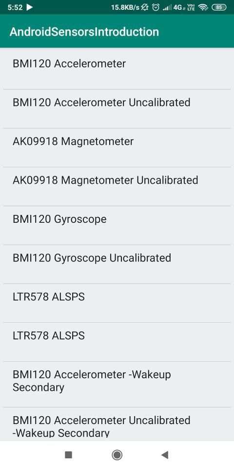 My Mobile Sensors स्क्रीनशॉट 2