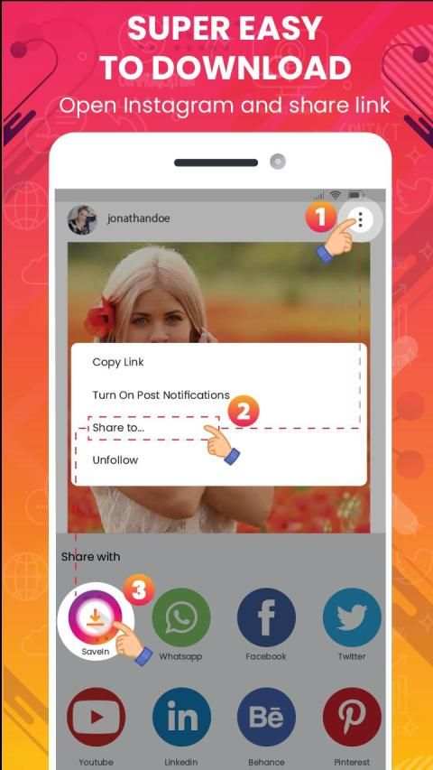SaveIn: Downloader for Instagram & IGTV -Repost IG screenshot 4