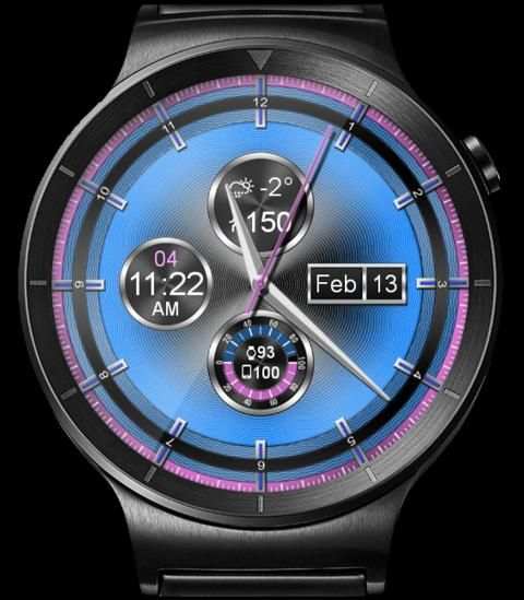 Sleek Sheen HD Watch Face Widget & Live Wallpaper स्क्रीनशॉट 5