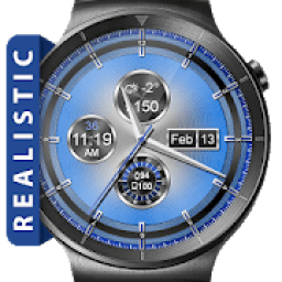 Sleek Sheen HD Watch Face Widget &amp; Live Wallpaper आइकन