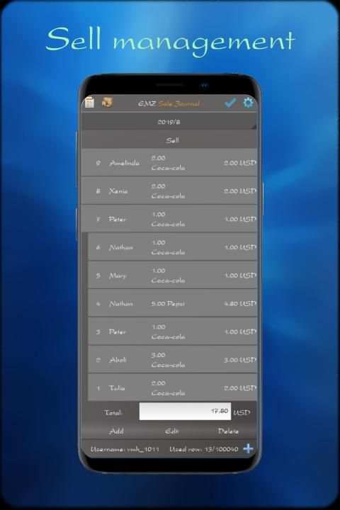 EMZ Sale Journal screenshot 3
