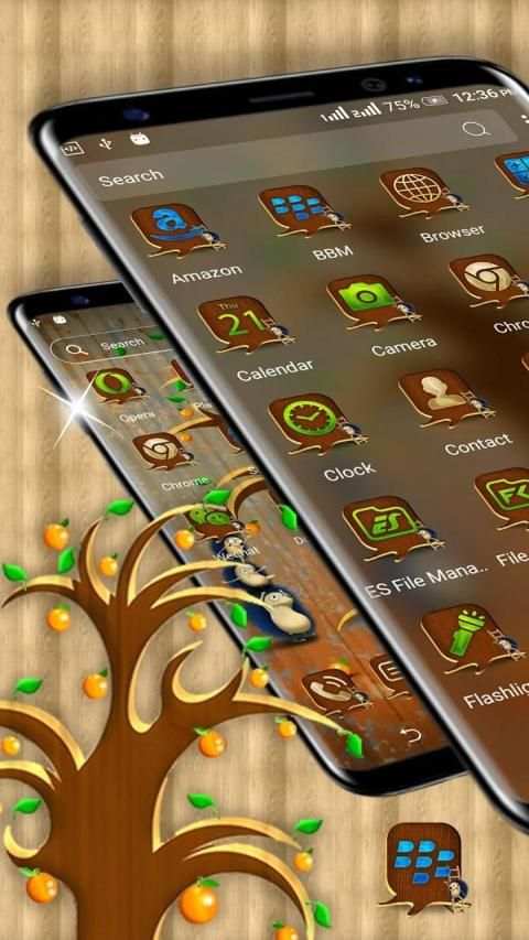 Artificial Fruit Tree Launcher Theme screenshot 2