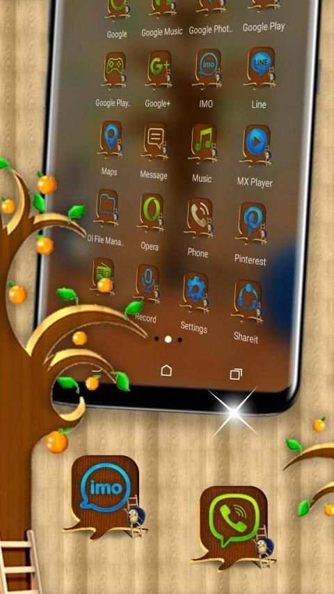 Artificial Fruit Tree Launcher Theme screenshot 3