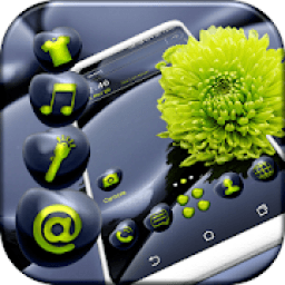 ikon Black Stone Launcher Theme