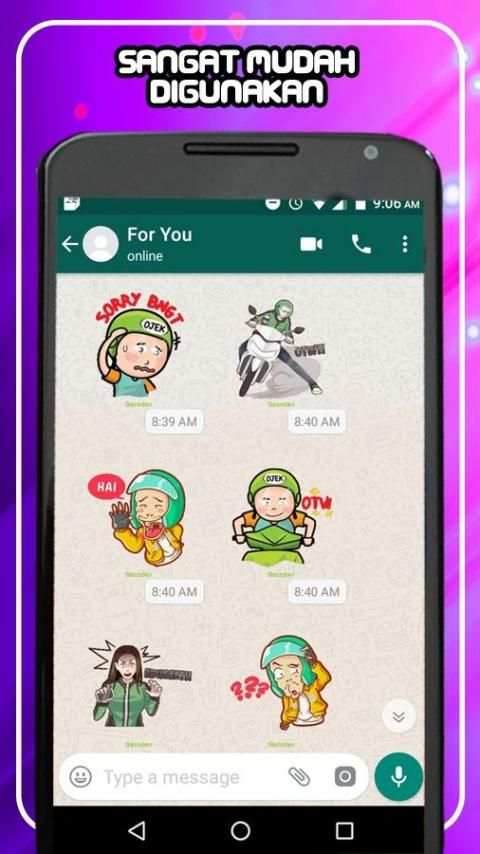 Ojek Online Stiker WA WAStickerApps screenshot 1