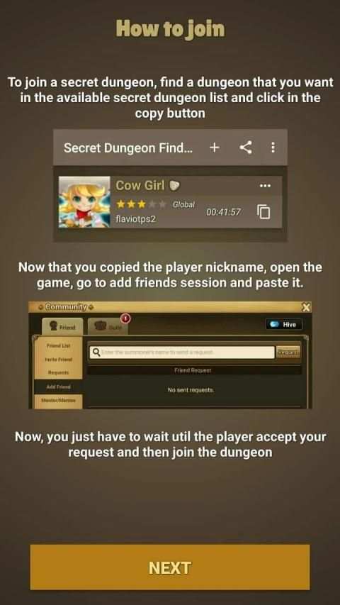 Summoners' War: Secret Dungeon Finder स्क्रीनशॉट 1
