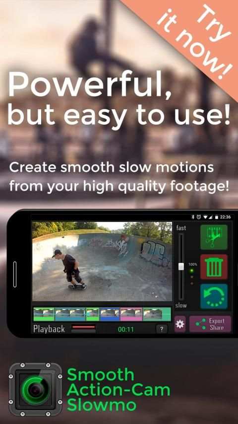 Smooth Action-Cam Slowmo screenshot 5