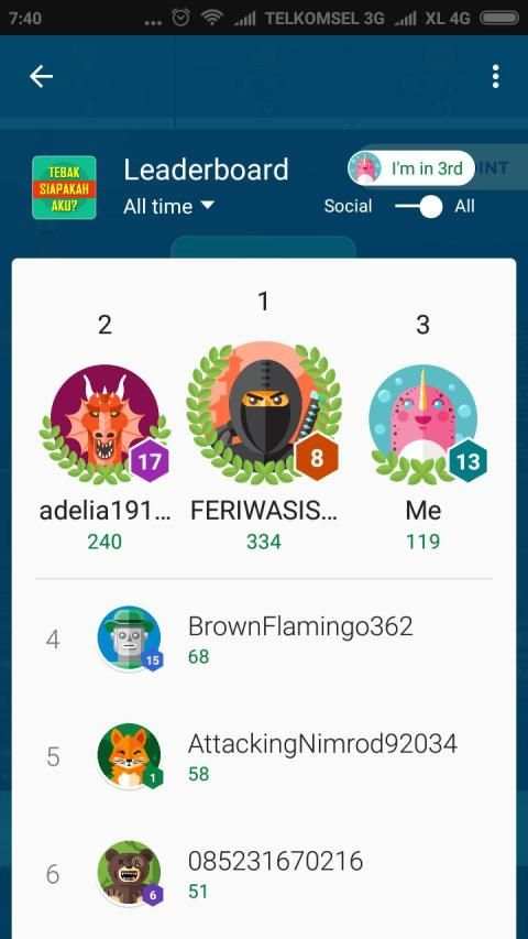 Game Tebak Siapa Aku screenshot 1