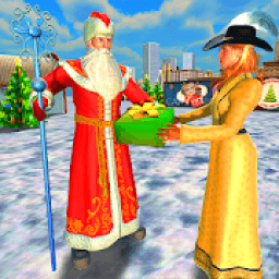 ikon Santa Claus Rope hero Crime City Action Game