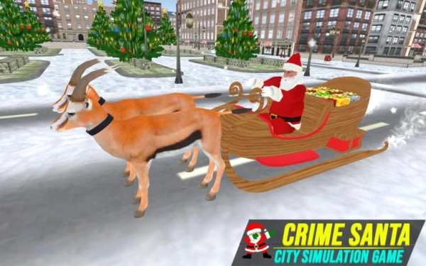 Santa Claus Rope hero Crime City Action Game स्क्रीनशॉट 12