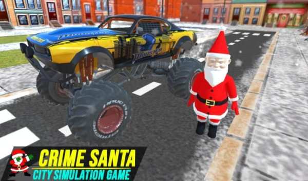 Santa Claus Rope hero Crime City Action Game स्क्रीनशॉट 6