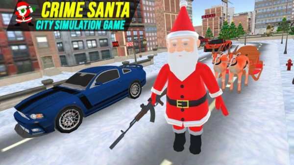 Santa Claus Rope hero Crime City Action Game स्क्रीनशॉट 24