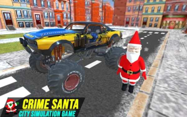 Santa Claus Rope hero Crime City Action Game स्क्रीनशॉट 13