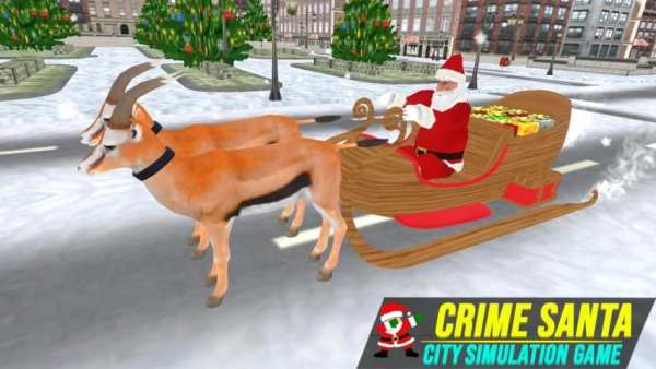 Santa Claus Rope hero Crime City Action Game स्क्रीनशॉट 18