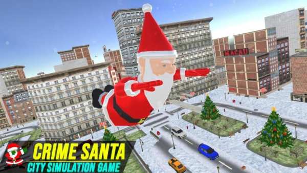 Santa Claus Rope hero Crime City Action Game स्क्रीनशॉट 19
