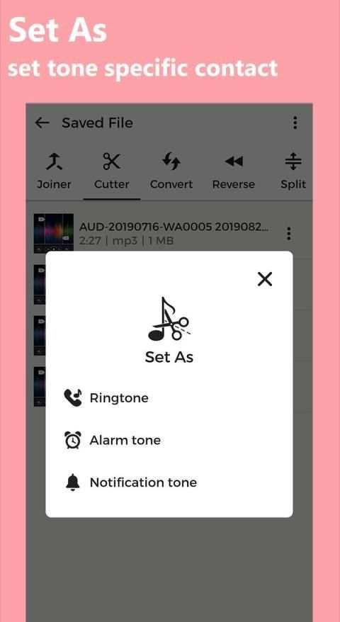 Ringtone Maker : MP3 Cutter screenshot 1