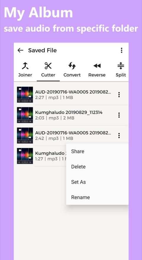 Ringtone Maker : MP3 Cutter screenshot 2