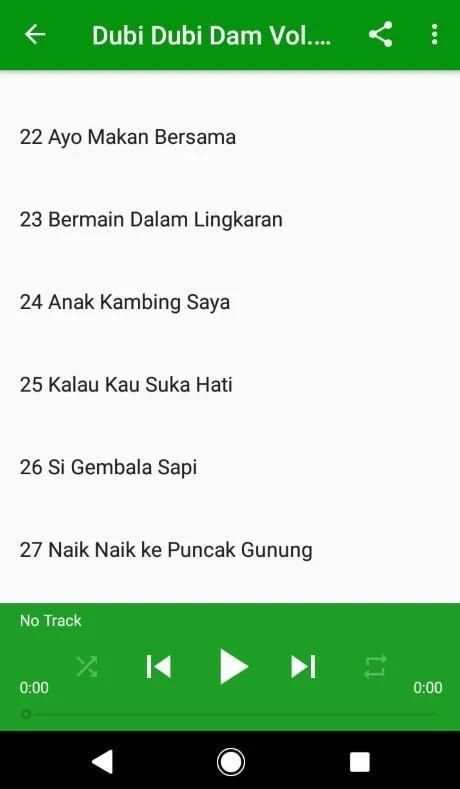 Lagu Anak Dubi Dubi Dam RTV Offline screenshot 1