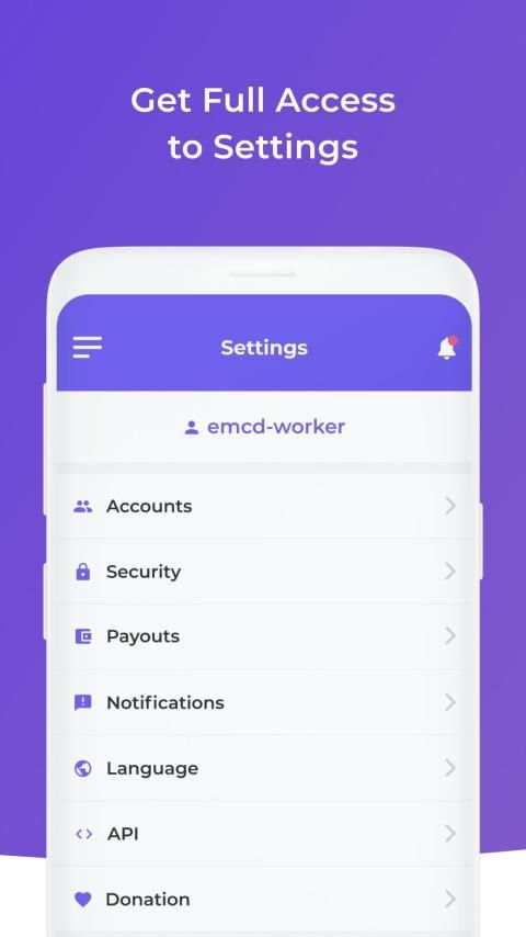 EMCD Pool App screenshot 3