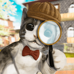 Detective Kitty Cat Adventure- Pet Simulator Games icon