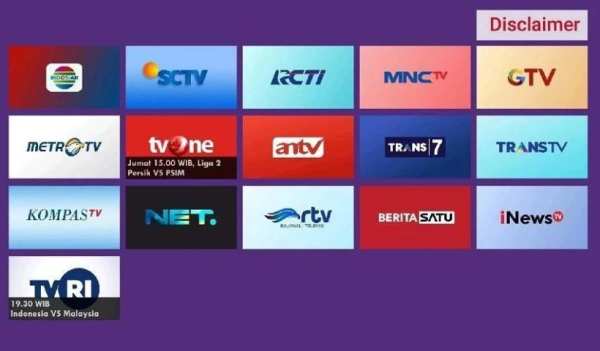 TV Indonesia - Gratis Semua Channel screenshot 1