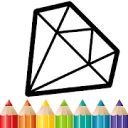 Diamond Coloring and Drawing