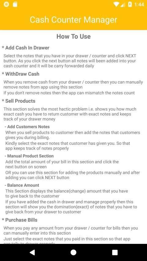 Cash Counter Manager - New Retail Solution screenshot 1