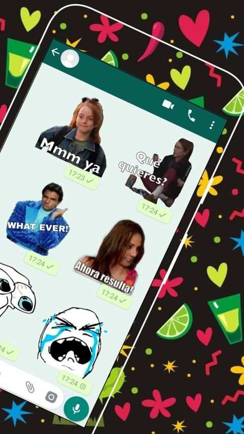 ** Nuevos Stickers Graciosos - Memes con Frases screenshot 5