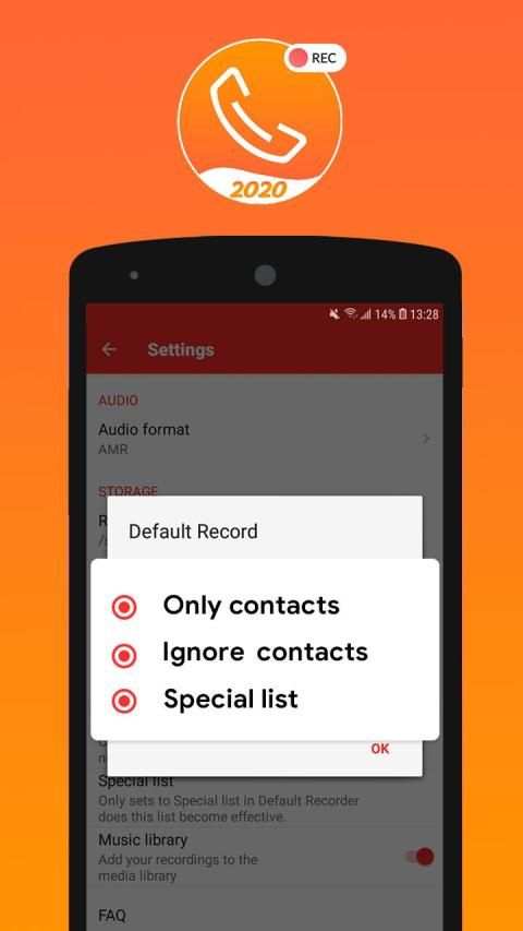 Automatic Call Recorder ACR Call Recording 2020 screenshot 1
