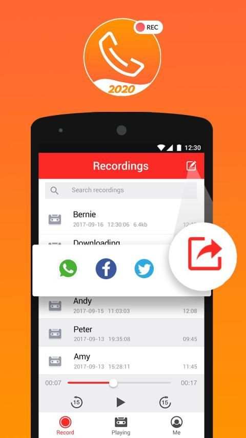 Automatic Call Recorder ACR Call Recording 2020 screenshot 2