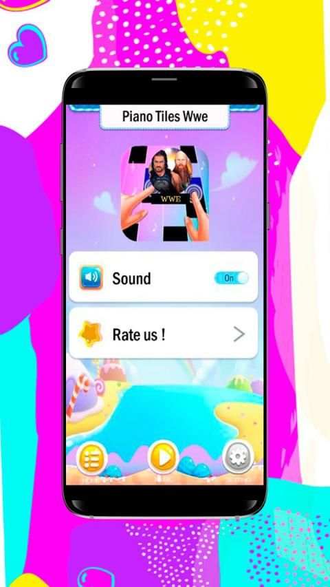 Piano Tiles WWE screenshot 5