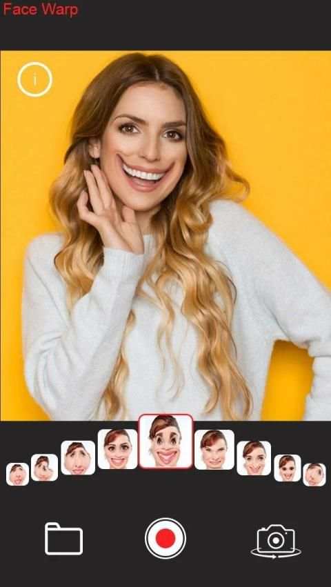 Face Warp - Funny Photo Editor स्क्रीनशॉट 3