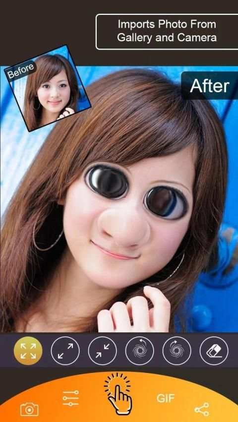 Face Warp - Funny Photo Editor स्क्रीनशॉट 6