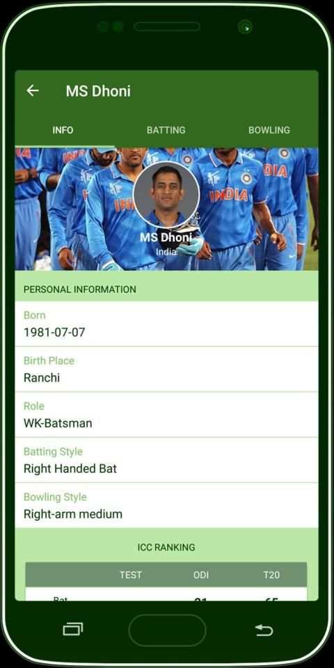 Live Cricket Score & News स्क्रीनशॉट 7