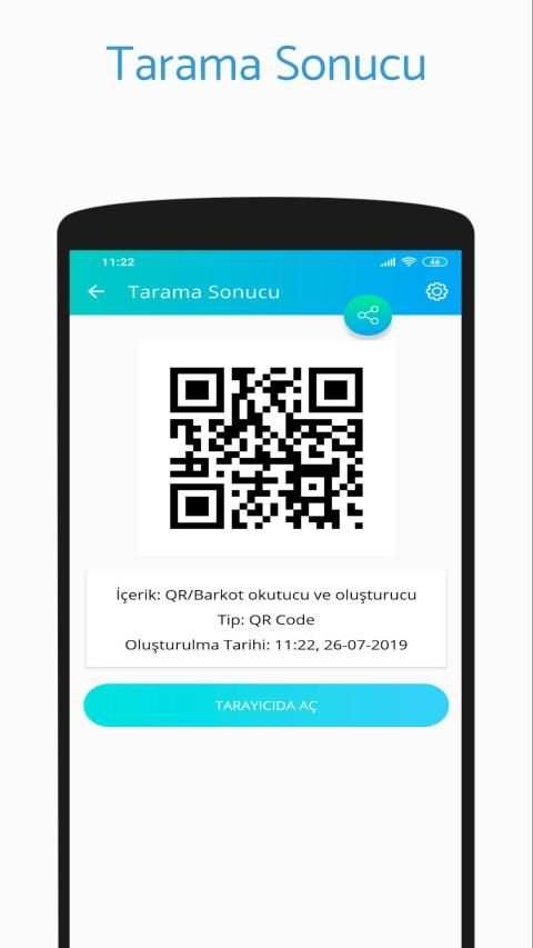 QR/Barkot Okutucu Ve Oluşturucu скриншот 4