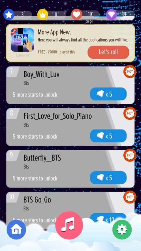 BTS-Kpop-Piano Tiles Master screenshot 4