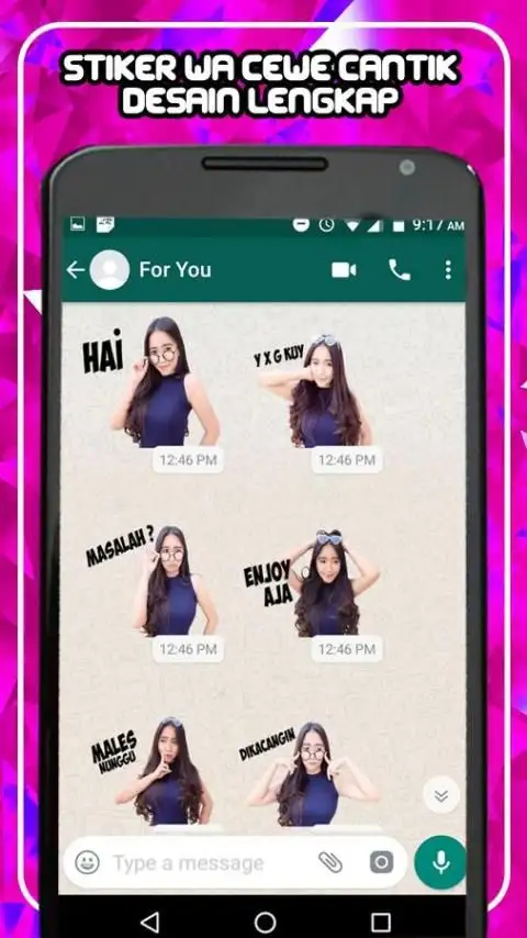 Stiker Wa Cewe App Ù„Ù€ Android Download 9apps