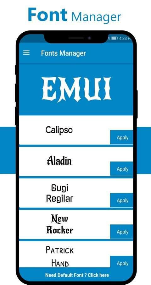 Font Manager for Huawei / Honor screenshot 3