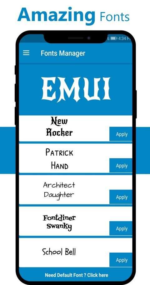 Font Manager for Huawei / Honor screenshot 2