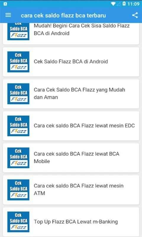 Cara Cek Saldo Flazz Bca Terbaru screenshot 4