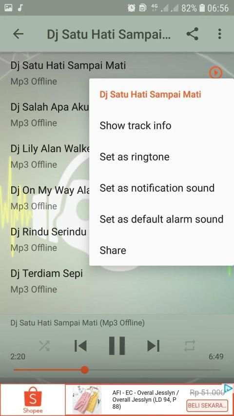 Dj Satu Hati Sampai Mati Offline screenshot 3