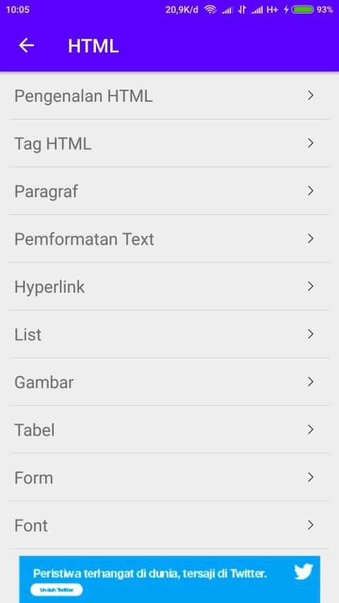 Buku Pemrograman (versi baru Belajar HTML) screenshot 5