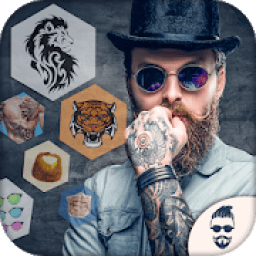 ikon Tattoo On My Photo Maker - Tattoo My Photo Editor