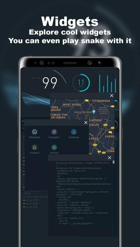 Future Launcher -- Aris Theme स्क्रीनशॉट 3