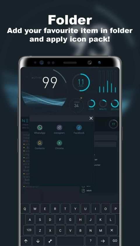 Future Launcher -- Aris Theme स्क्रीनशॉट 6
