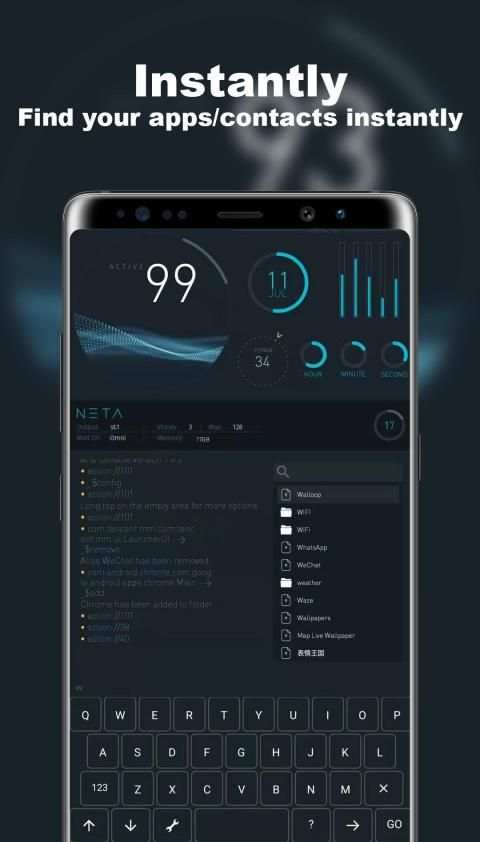 Future Launcher -- Aris Theme स्क्रीनशॉट 1