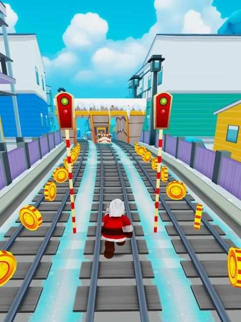 Subway Santa Xmas Run screenshot 5