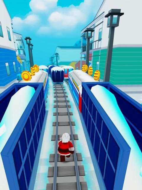 Subway Santa Xmas Run screenshot 4