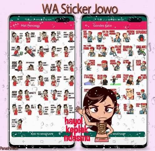 WA Sticker Jawa Cute WAStickerApps Jowo Guyon screenshot 3