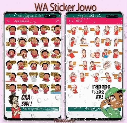 WA Sticker Jawa Cute WAStickerApps Jowo Guyon screenshot 4